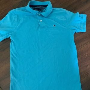 Tommy Hilfiger size 12/14 boys polo shirt blue